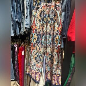 Zara Colorful Paisley pants